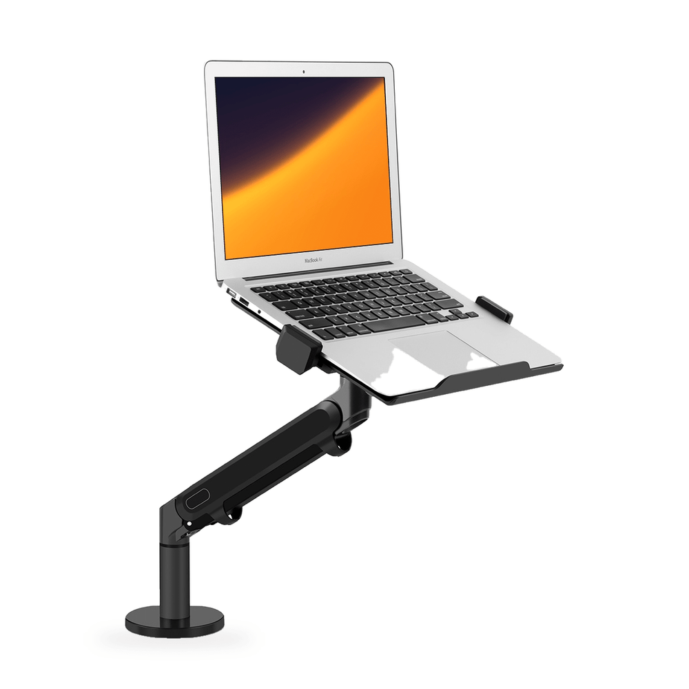 Alberenz® Laptoparm mit Gasfeder - Dunkelgrau
