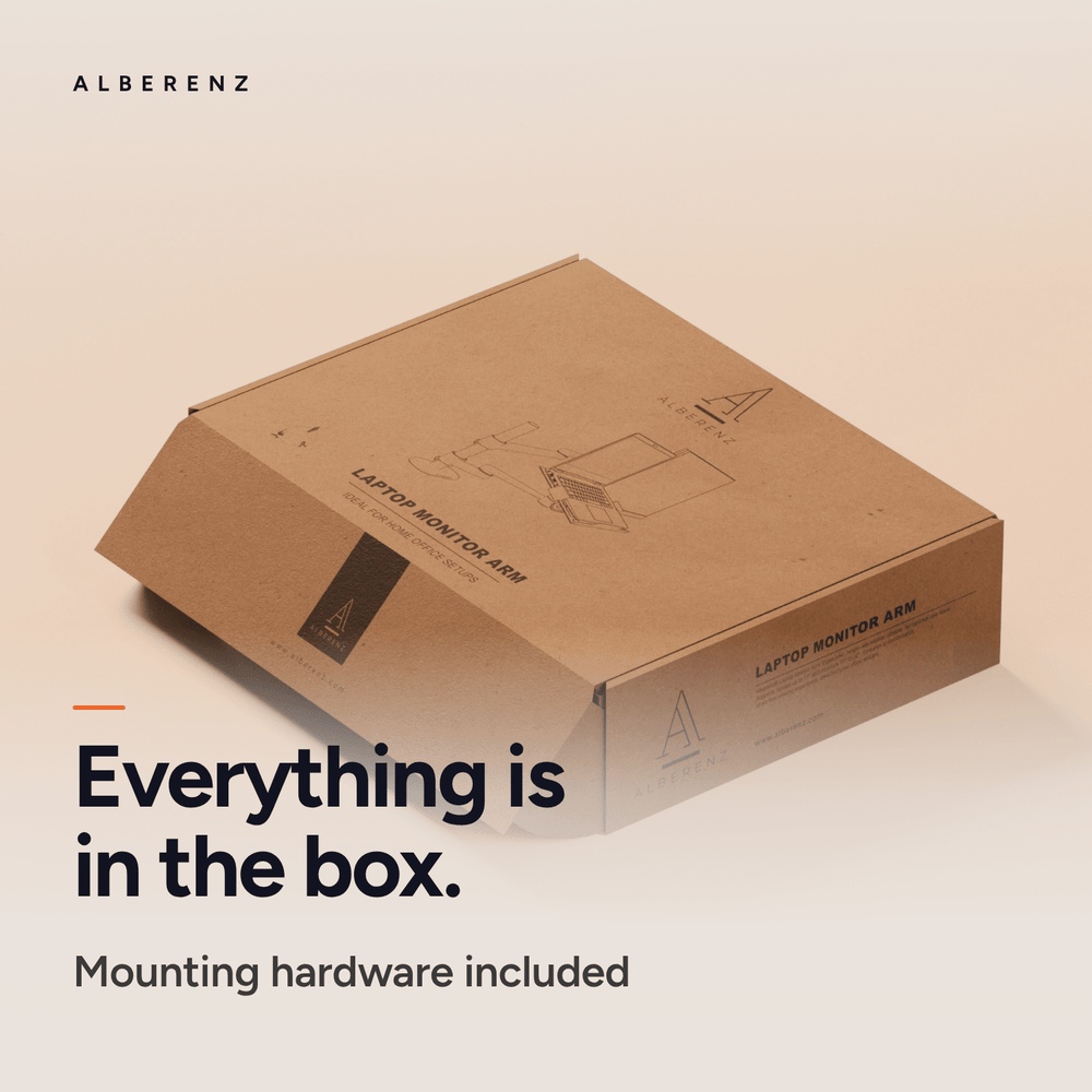 Alberenz® Laptop Monitorhalterung Silber