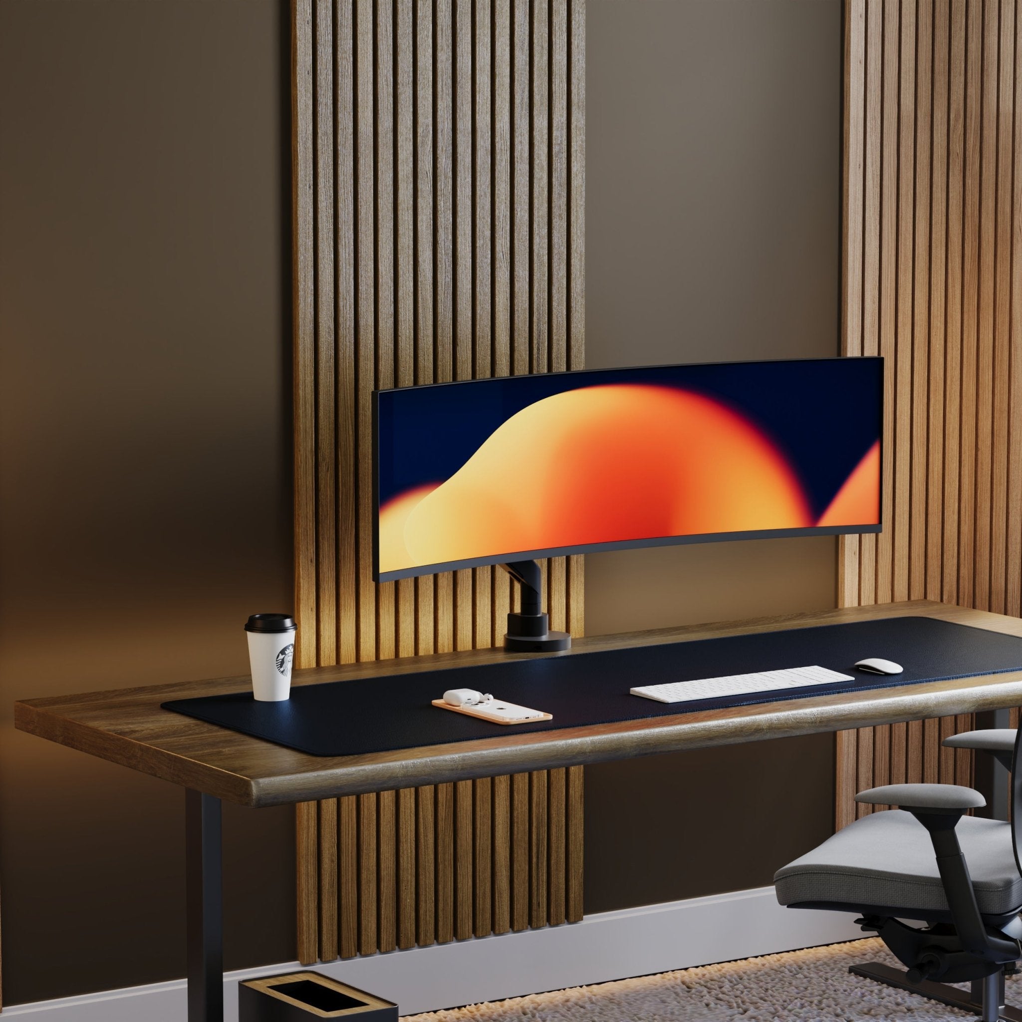 Alberenz® Heavy Duty Gas Spring Monitor Mount (up to 57 inches) - Alberenz - Monitor mount