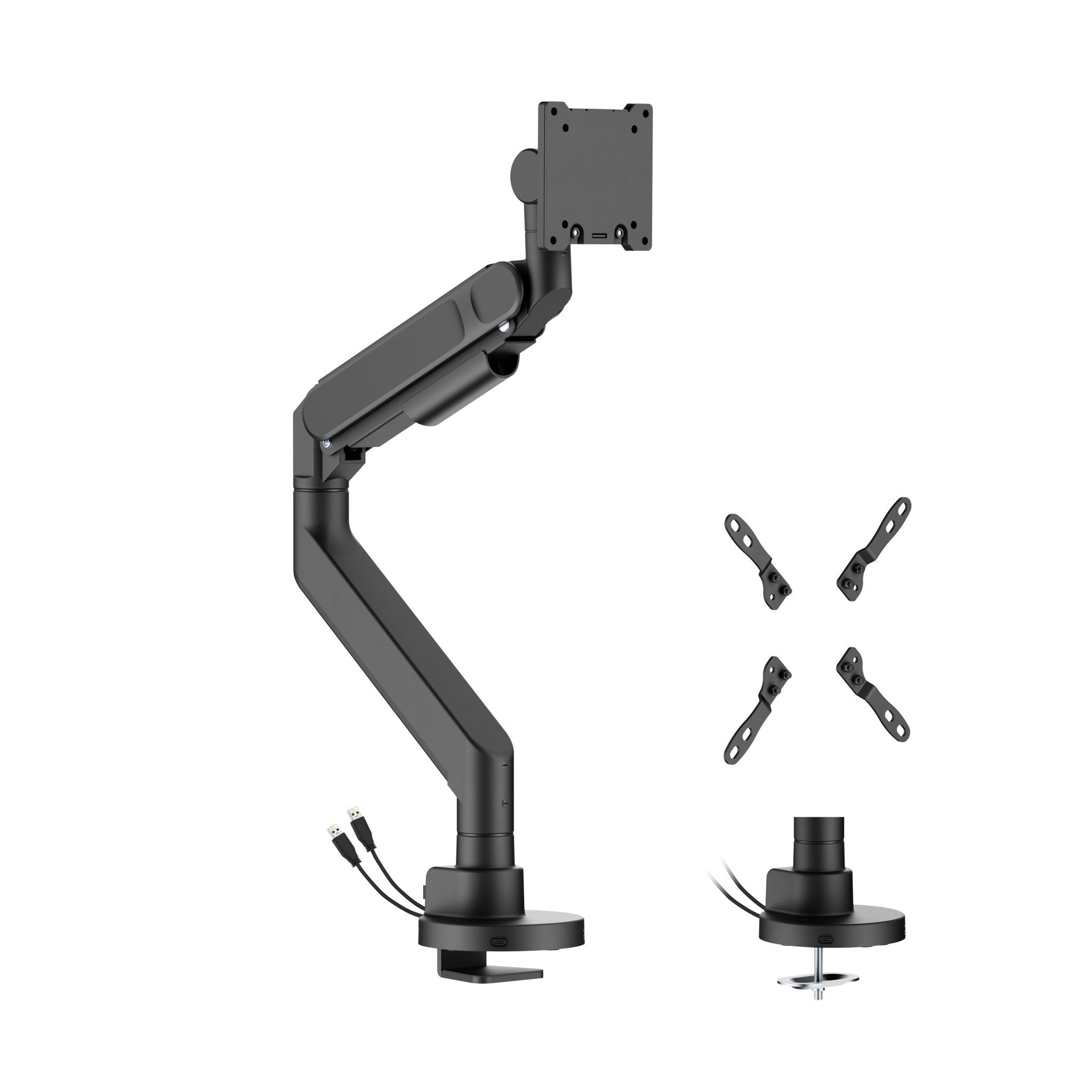 Alberenz® Heavy Duty Gas Spring Monitor Mount (up to 57 inches) - Alberenz - Monitor mount
