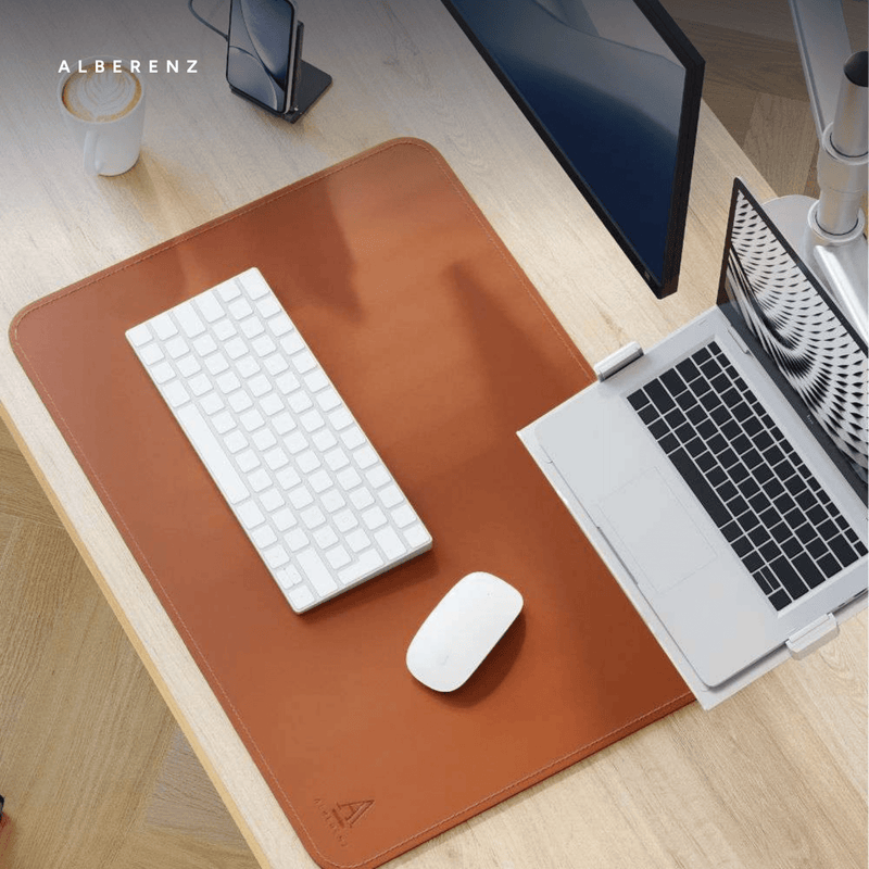 Alberenz® Laptop Monitorarm mit Gasfeder silber