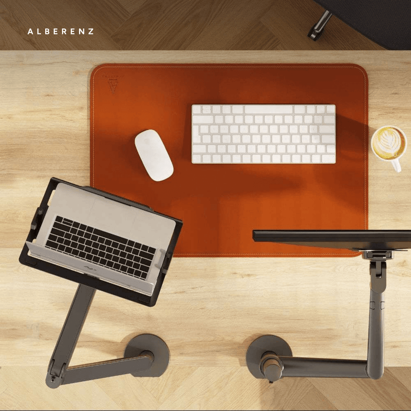Alberenz® Laptoparm mit Gasfeder - Dunkelgrau
