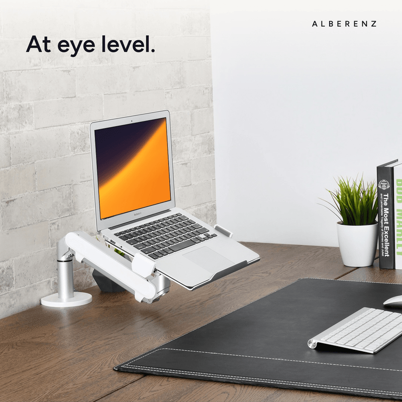 Alberenz® Laptoparm Gasfeder Silber