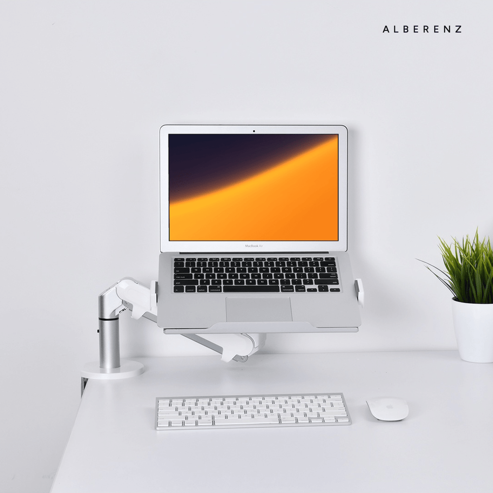 Alberenz® Laptoparm Gasfeder Silber