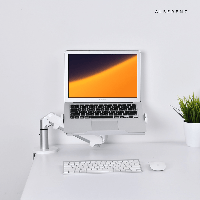 Alberenz® Laptoparm Gasfeder Silber