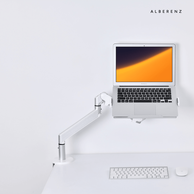 Alberenz® Laptoparm Gasfeder Silber