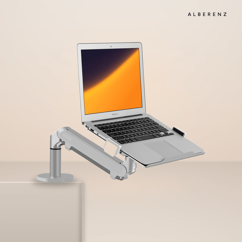 Alberenz® Laptoparm Gasfeder Silber