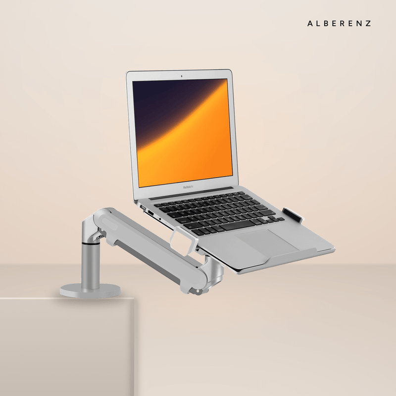 Alberenz® Laptoparm Gasfeder Silber