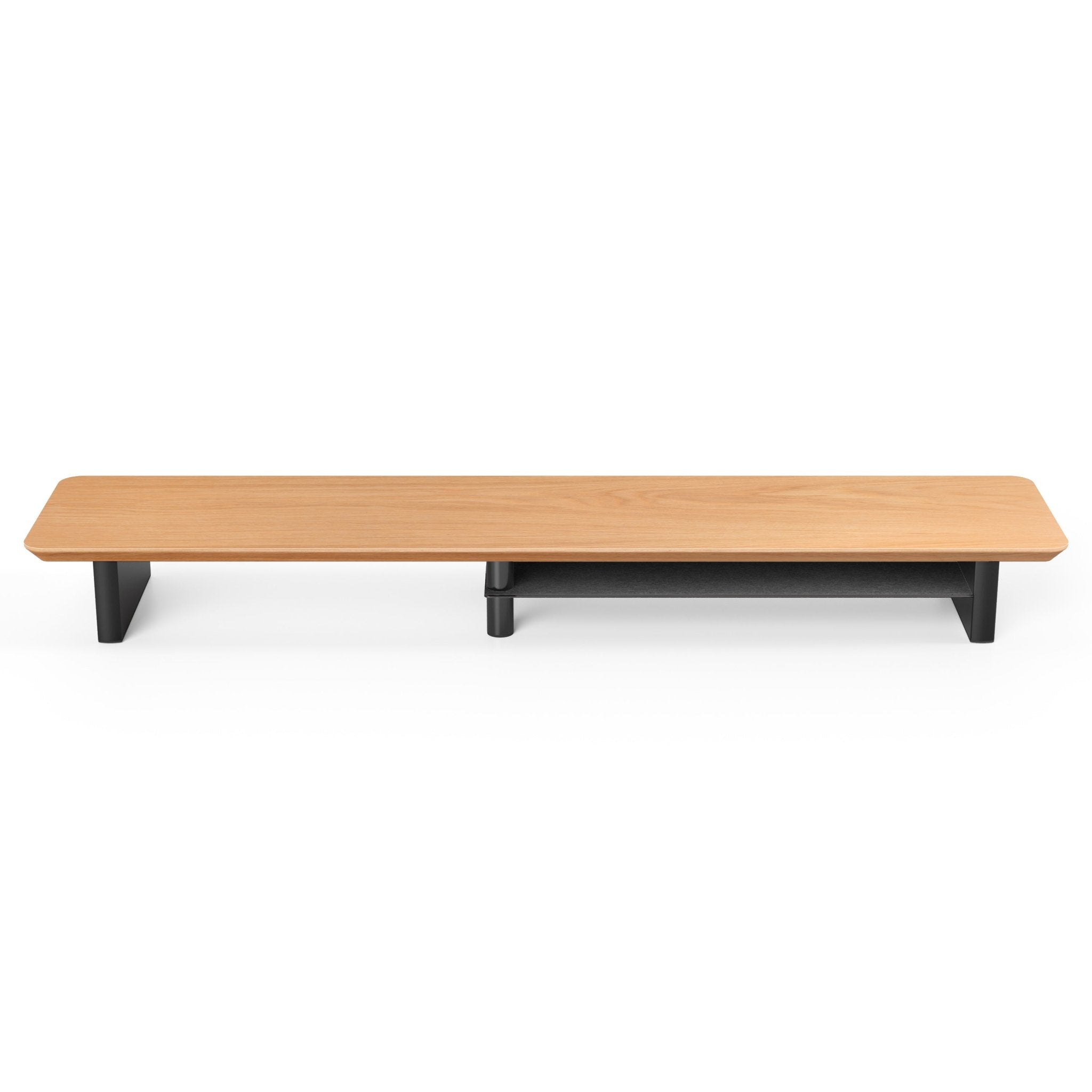 Alberenz® Oak Wooden Monitor Riser - 2 Monitors - Alberenz - Monitor riser
