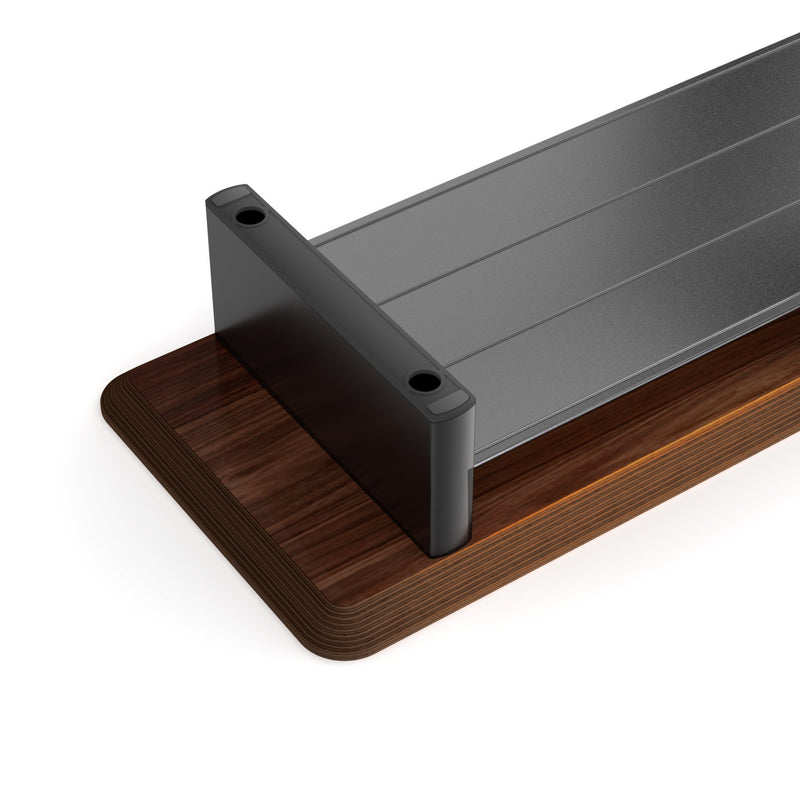 Alberenz® Walnut Wooden Monitor Riser - 2 Monitors