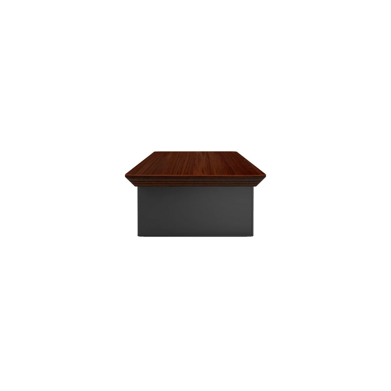 Alberenz® Walnut Wooden Monitor Riser - 2 Monitors