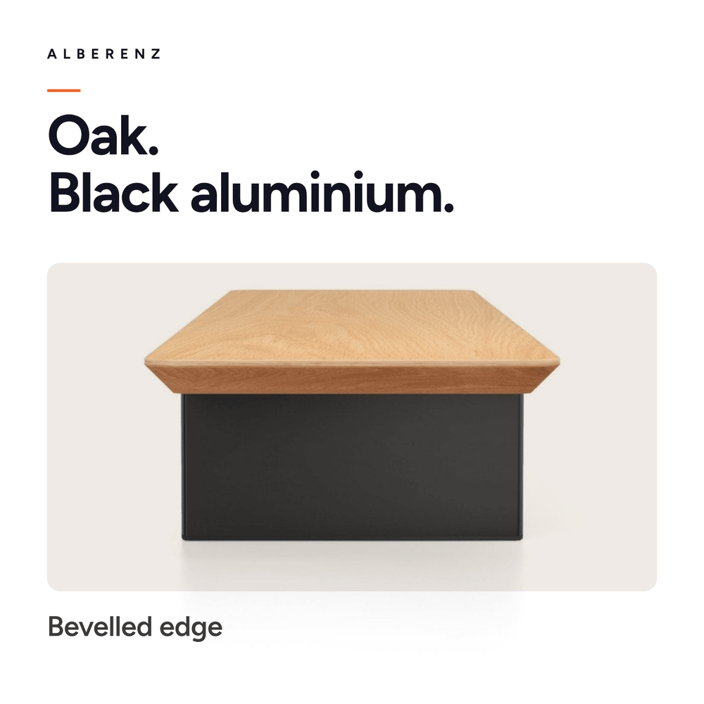 Alberenz® Monitorständer aus Eichenholz - 2 Monitore