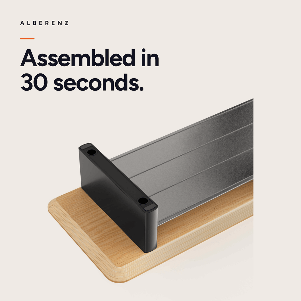 Alberenz® Monitorständer aus Eichenholz - 1 Monitor