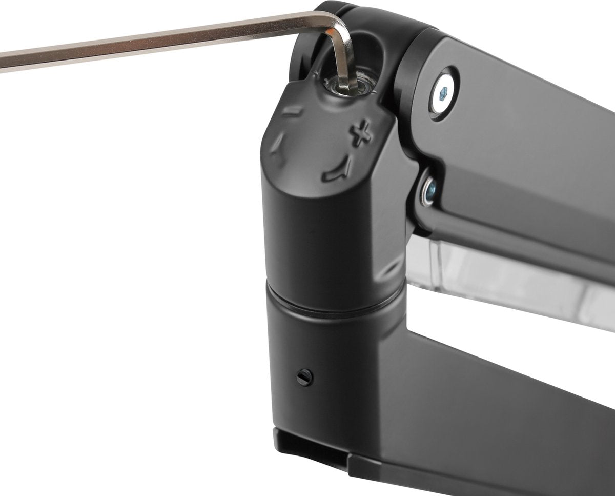 Alberenz triple monitor mount adjustability